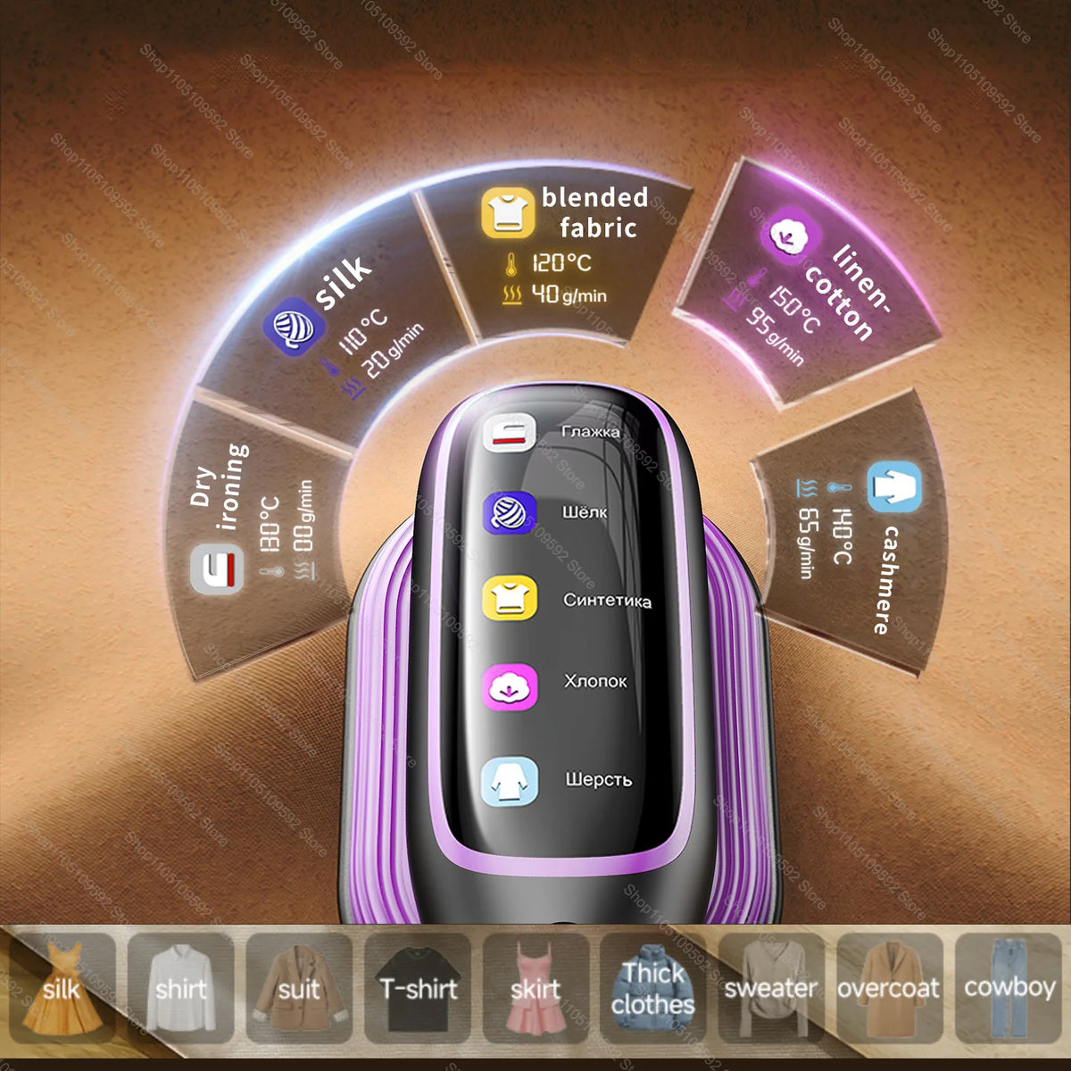 Handheld Steam Iron Garment Steamers Ironing Multi Functional Machine Travel Portable Ironing Machine Garment Ironing Machine